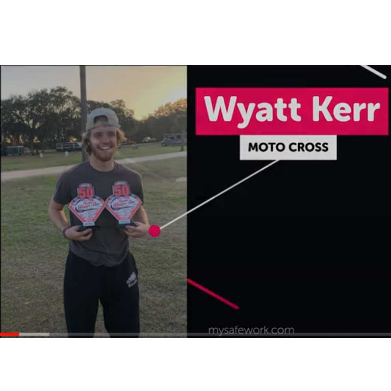 164 Wyatt Kerr in 2021 “Courageous” Video to Promote WSIB Day of