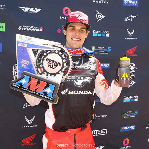 Cullin Park Wins 2022 AMA 250 SX Rookie of the Year | Direct Motocross ...