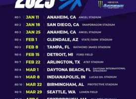 2025 AMA Supercross and AMA Pro Motocross Schedules