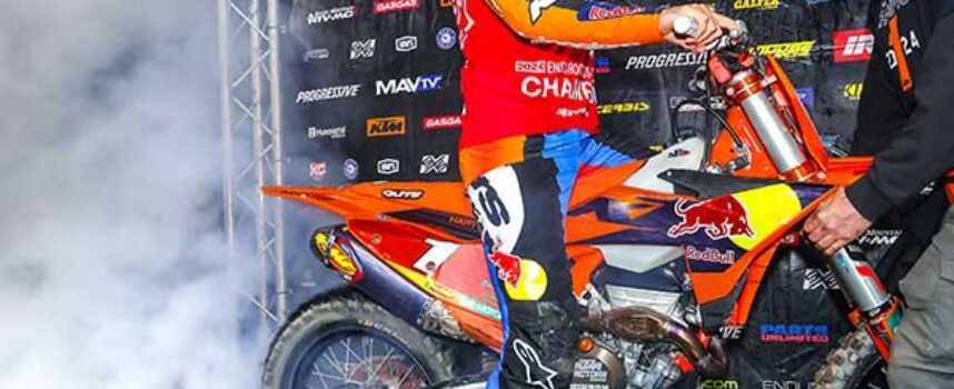 Trystan Hart Successfully Defends AMA Endurocross Championship