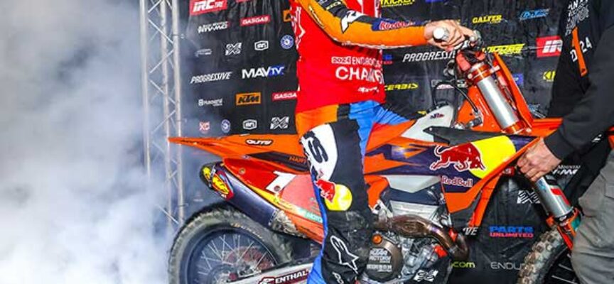 Trystan Hart Successfully Defends AMA Endurocross Championship