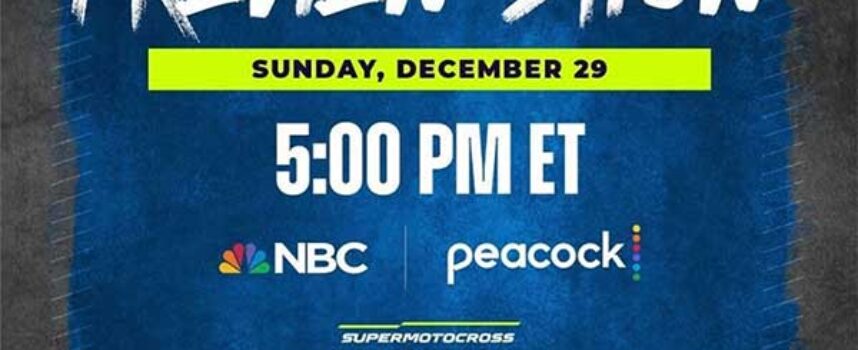 2025 Supercross Preview Show Sunday at 5pm EST